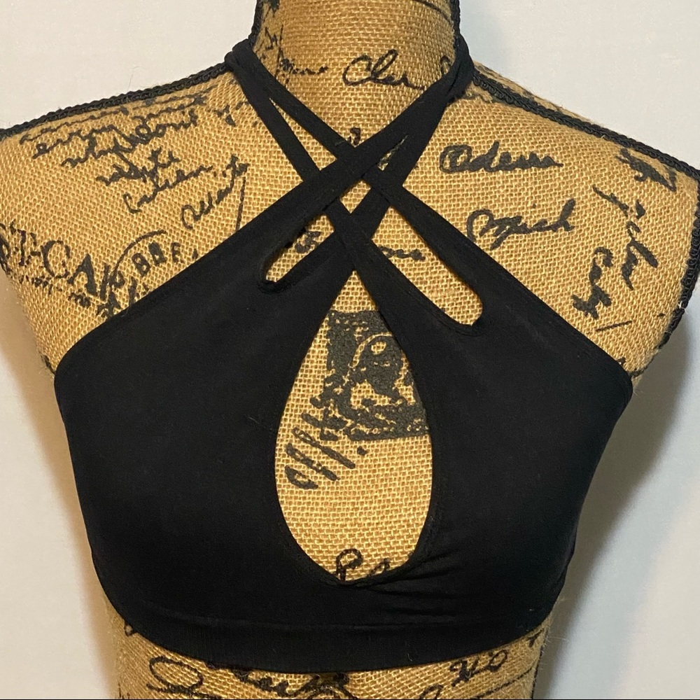 Black multi-way bra/under layer , size M